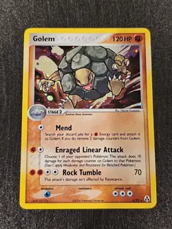Pokemon TCG Golem 6/92 Legend Maker Holo Rare 2006 Vintage Card - Image 1