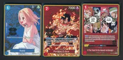 One Piece 2nd Anniversary Set Cards Lot (9) W/ Monkey D. Luffy Ace Zoro Sabo - Image 2
