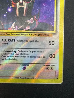 Rare POKEMON Basic MF DOOM Custom Made Card - Image 4
