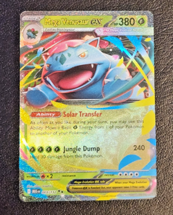 Mega Venusaur ex Double Rare Pokemon Card ( ME01: Mega Evolution #003/132 NM ) - Image 1