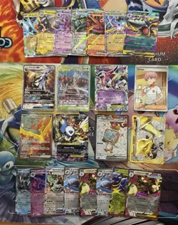 Pokemon Card Lot Full Art Alt Art Fire Absol Hoopa - Image 1