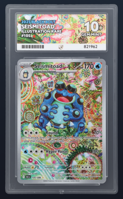 ACE 10 Seismitoad 105/086 Black Bolt Pokemon Card - Image 1