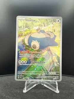 Pokemon Card TCG - Snorlax SVP 051 Scarlet & Violet 151 Black Star Promo NM - Image 1