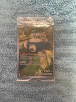Snorlax SVP EN 051 Black Star Promo Scarlet & Violet Pokemon 151 Card - SEALED - Image 1