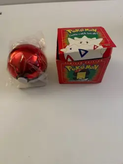 23K Gold Plated Togepi Trading Card w/Pokeball Nintendo Pokemon Limited Edition - Image 1