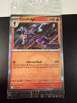 Phantasmal Flames STAFF Sealed Promo Pack - 4 Cards Pokemon TCG Mega Evolution - Image 2