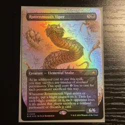 Rottenmouth Viper Borderless Bloomburrow Foil - Image 1