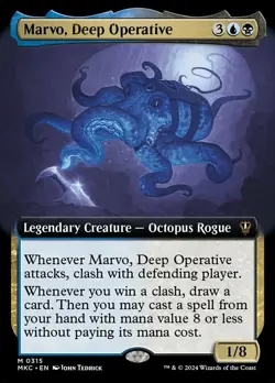 1 x Marvo, Deep Operative - Extended Art - Commander: Murders at Karlov Manor - - Image 1