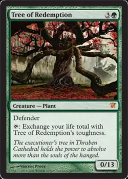 1 x Tree of Redemption - Innistrad - Heavy Play - MTG - Image 1