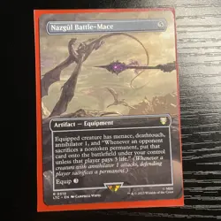 Nazgul Battle-Mace Extended Art LTC NM MTG - Image 1