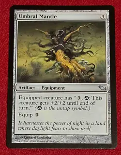 UMBRAL MANTLE, MAGIC THE GATHERING SHADOWMOOR NEAR MINT MTG NM - Image 1