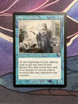 MTG Delver of Secrets (Retro Frame) #457 - Innistrad Remastered - Image 1