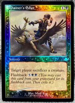 Chainer's Edict 300 Foil Retro Frame Dominaria Remastered Magic The Gathering - Image 1