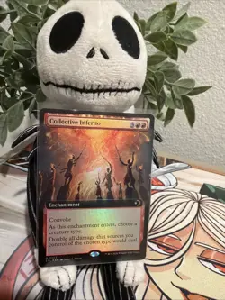 Collective Inferno (Extended Art) Foil Rare Lorwyn Eclipsed NM MTG - Image 1