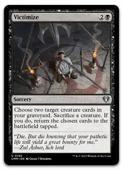 Victimize #195 (LP) Commander Masters CMM Magic MTG - Image 1