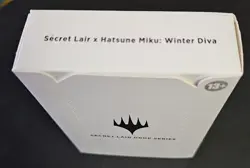 MTG Secret Lair x Hatsune Mike: Winter Diva Non-Foil Edition English SEALED - Image 1
