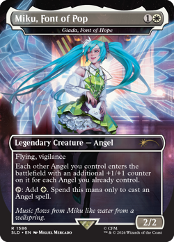 MTG Secret Lair x Hatsune Mike: Winter Diva Non-Foil Edition English SEALED - Image 3