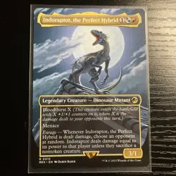 Indoraptor: Perfect Hybrid Borderless, Universes Beyond, Jurassic World - Image 1