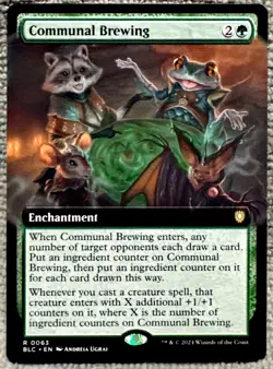 Communal Brewing 63 Borderless BLC Bloomburrow Magic The Gathering - Image 1