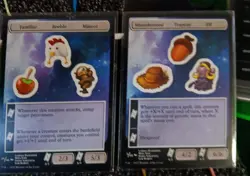 MTG Unfinity Stickers Spooky, Clown, Mox, Zombie, Cheese, Magician As Pictured - Image 2