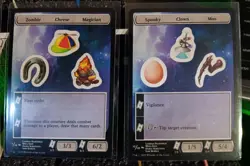 MTG Unfinity Stickers Spooky, Clown, Mox, Zombie, Cheese, Magician As Pictured - Image 3