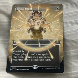 MTG BORDERLESS Orim's Chant 323 Modern Horizons 3 Magic the Gathering - Image 2