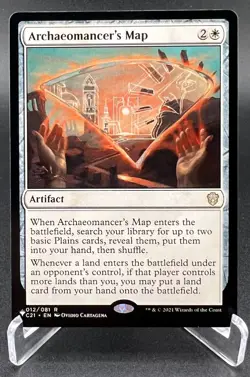 Archaeomancer's Map (Regular, #12, NM) The List Reprints (LIST), MTG - Image 1