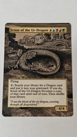 Scion of the Ur-Dragon - Klug Alter - Ouroboros - Magic the Gathering - Image 1