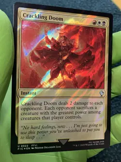 Crackling Doom (Surge Foil) Commander: Final Fantasy - Image 1