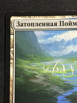 RUSSIAN Flooded Strand Khans of Tarkir Mtg Fetch Land See Pictures - Image 4