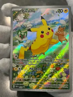 Pikachu 088 Scarlet & Violet Black Star Promo Adventure Chest Holo 2024 DMG - Image 3