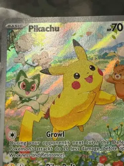 Pikachu 088 Scarlet & Violet Black Star Promo Adventure Chest Holo 2024 DMG - Image 5