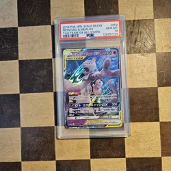 Pokemon Mewtwo & Mew GX #052 Japanese Tag Team GX All Stars PSA 10 GEM - Image 1
