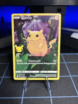 Pokemon Celebrations Pikachu Full Art Holo 05/25 NM 25th Anniversary - Image 1