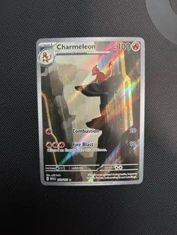 Pokemon Charmeleon 169/165 Sv: Scarlet & Violet 151 Illustration Rare Near Mint - Image 1
