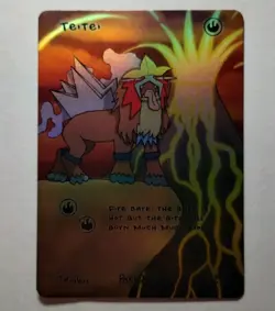 Teitei (Entei) 2/2 🔥 SR 1st Edition Pokederp First Print Pokemon Card - Image 1