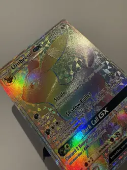 Pokemon TCG Umbreon GX 154/149 Sun Moon Base Set 2017 Secret Rainbow Very Clean! - Image 4