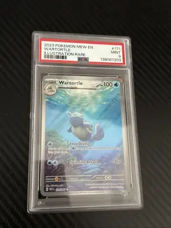 PSA 9 Wartortle Illustration Rare 171/165 SV Pokemon 151 2023 English - Image 1
