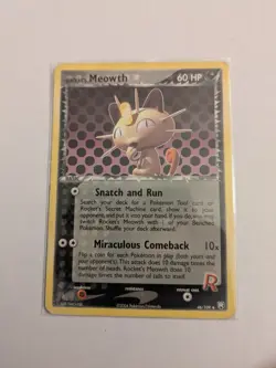 Rocket's Meowth 46/109 Team Rocket Returns Pokemon TCG - Image 1