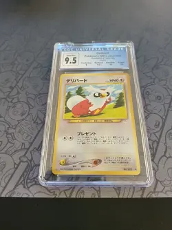 GEM MINT Pokemon: Delibird No. 225 Holo Rare Awakened Legends 2001 - CGC - E99 - Image 3