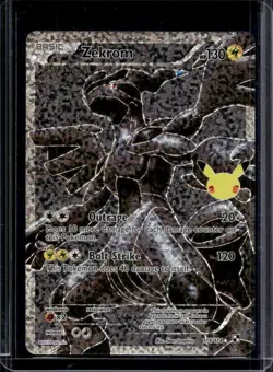 2021 Pokemon SWSH Celebrations Zekrom Classic Collection #114/114 - Image 1