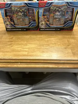 Pokemon TCG: Mega Kangaskhan ex Collection Factory Sealed Box Lot Of 2 - Image 1