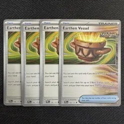 4x Earthen Vessel | 106/131 NM | Prismatic Evolution | Pokemon TCG Playset - Image 1