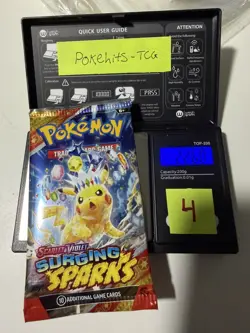 22.60g Surging Sparks Pokemon Booster Pack - Factory Sealed - Image 1