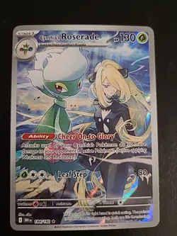 Cynthia's Roserade - 184/182 - Pokemon Destined Rivals Illustration Rare NM - Image 1