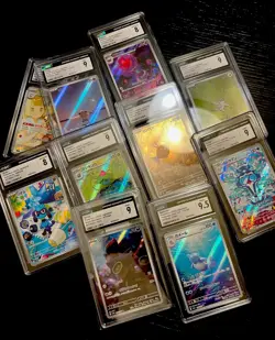 Pokemon CGC Mystery Slab Bag Guaranteed Graded NM 8- MINT 9.5 - Image 1