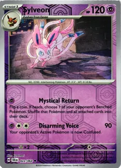 Pokemon TCG Sylveon Reverse Holo 022/064 Shrouded Fable NM - Image 1