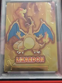 POKEMON 1999 MEIJI PROMO LIZARDON CHARIZARD EMBOSSED PSA 8 With Guard - Image 2