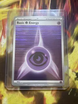 Pokemon BASIC PSYCHIC ENERGY SVE 021 - Black Bolt/White Flare - Rev Holo - NM - Image 1