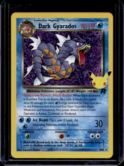 2021 Pokemon SWSH Celebrations Dark Gyarados Classic Collection #8/82 - Image 1